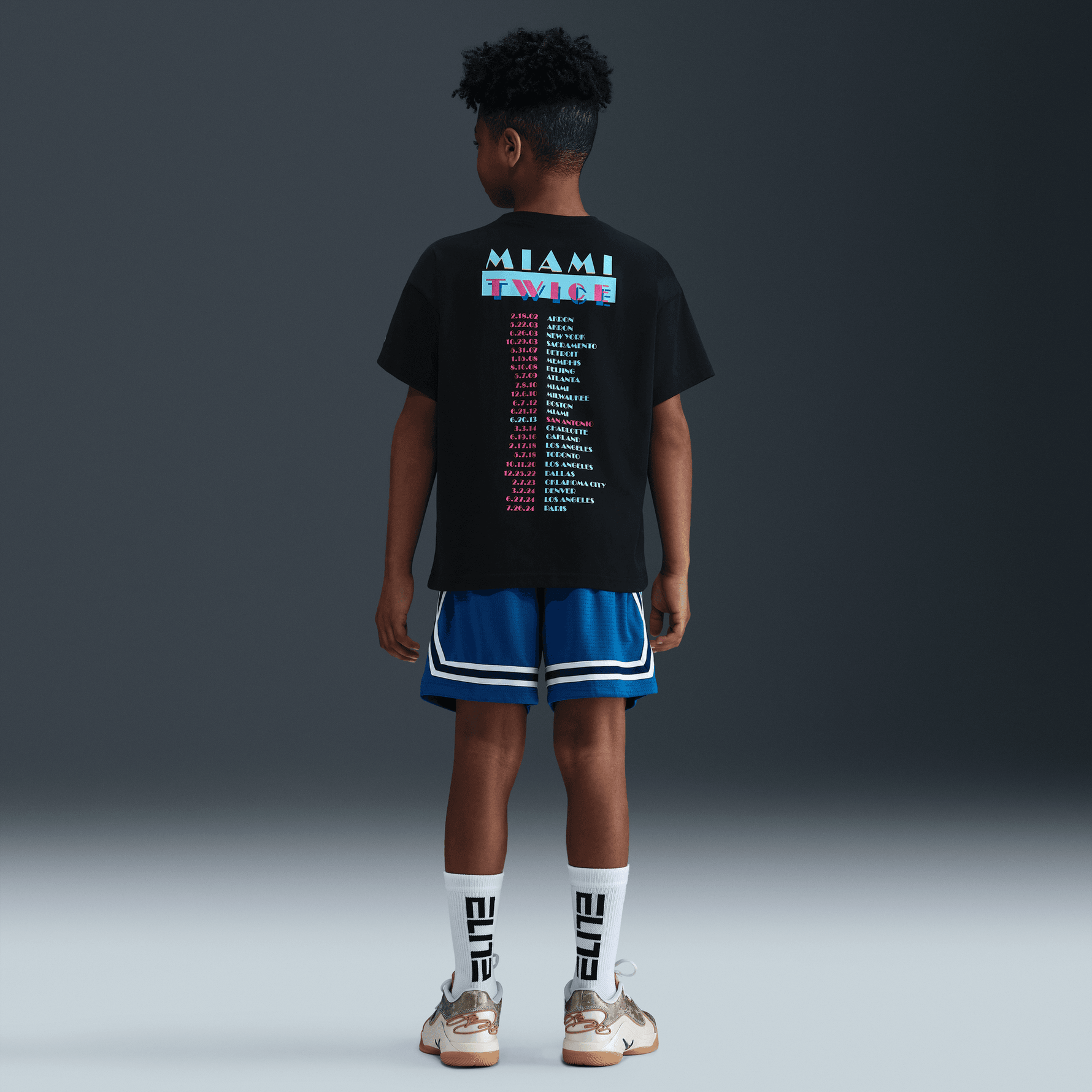LEBRON "MIAMI TWICE" BIG KIDS' MAX90 T-SHIRT