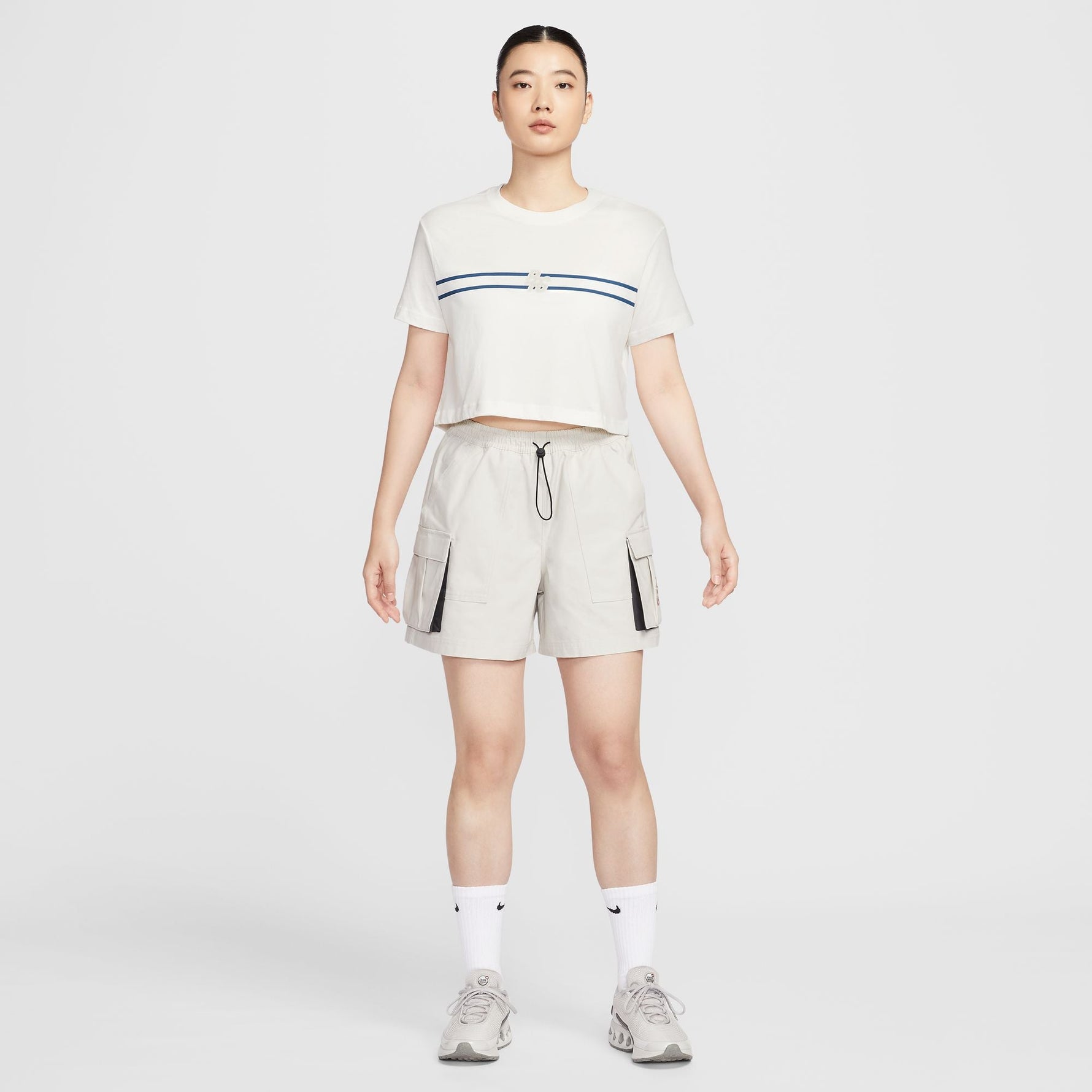 NIKE SPORTSWEAR CLUB WOMEN'S LOOSE CROPPED T-SHIRT