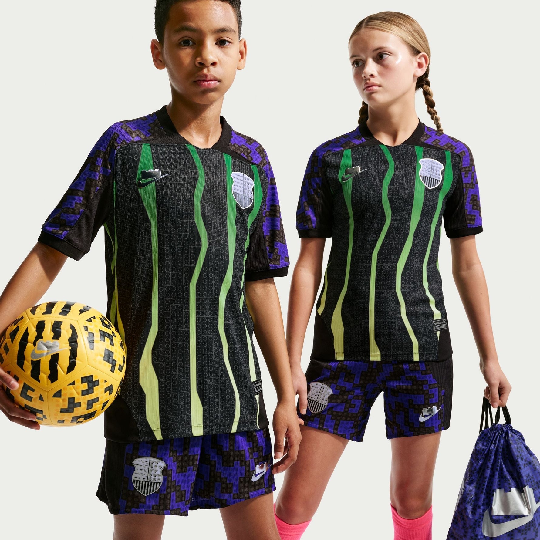 NIKE STRIKE X LEGO COLLECTION BIG KIDS' SOCCER JERSEY