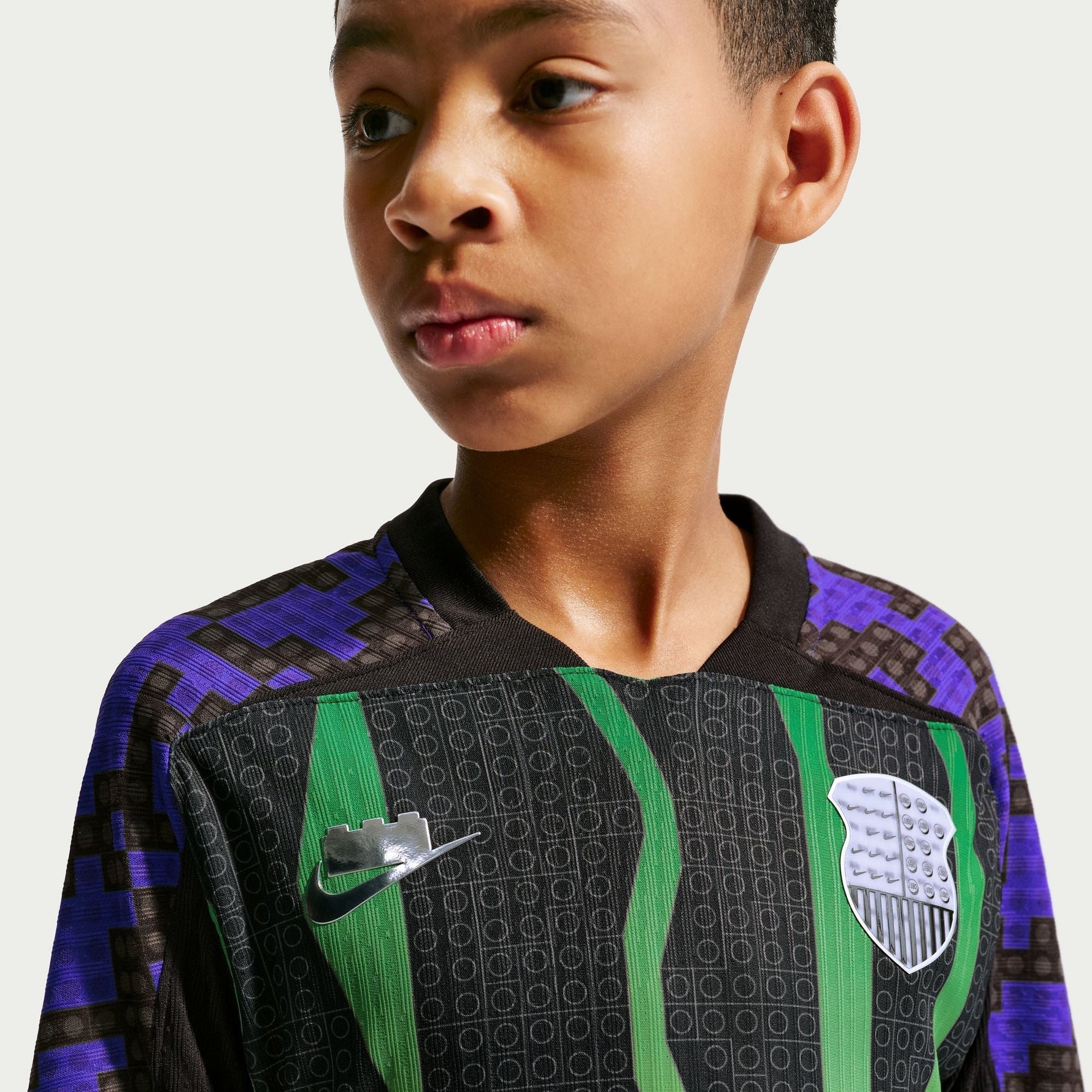 NIKE STRIKE X LEGO COLLECTION BIG KIDS' SOCCER JERSEY