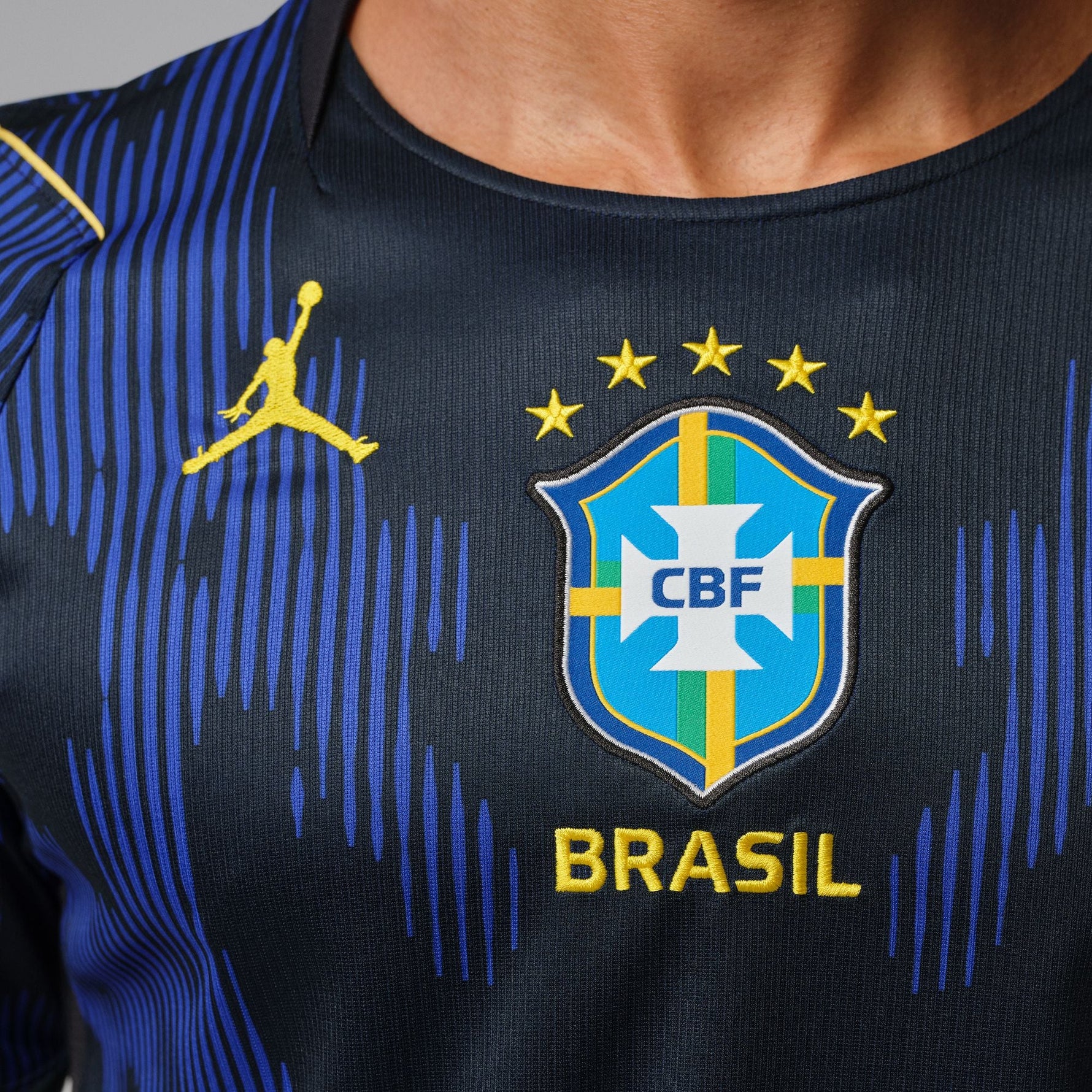 BRAZIL 2026 STADIUM AWAY MEN'S JORDAN DRI-FIT SOCCER REPLICA JERSEY