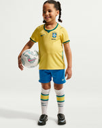 Brazil 2026 Stadium Home Younger Kids' Nike Football Replica 3-Piece Kit