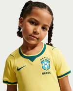 Brazil 2026 Stadium Home Younger Kids' Nike Football Replica 3-Piece Kit