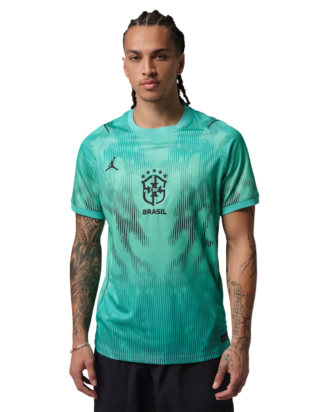 Brazil 2026 Stadium Goalkeeper Men's Jordan Dri-FIT Football Short-Sleeve Replica Shirt
