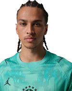 Brazil 2026 Stadium Goalkeeper Men's Jordan Dri-FIT Football Short-Sleeve Replica Shirt