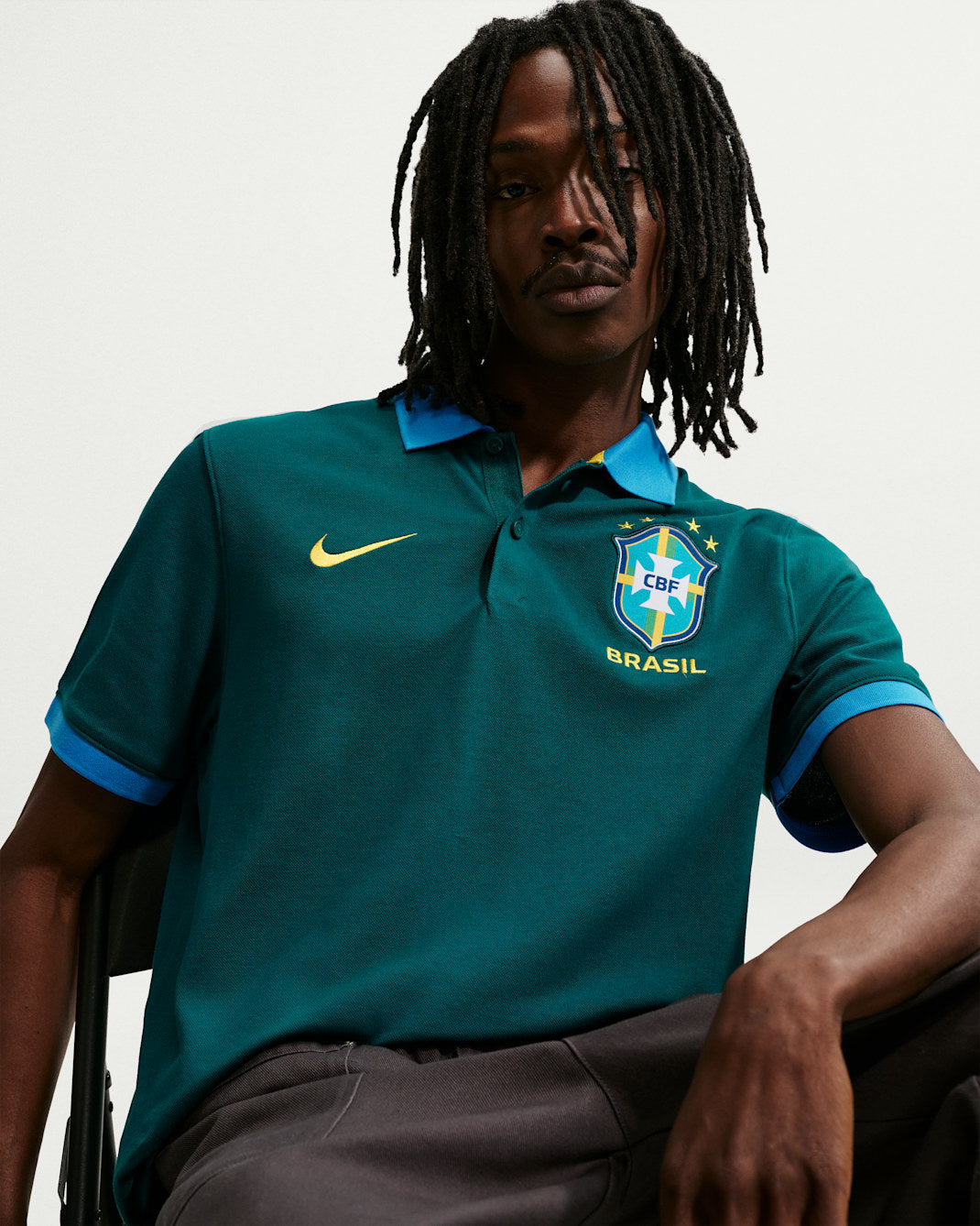 Brazil The Nike Polo Men's Nike Dri-FIT Football Polo Shirt