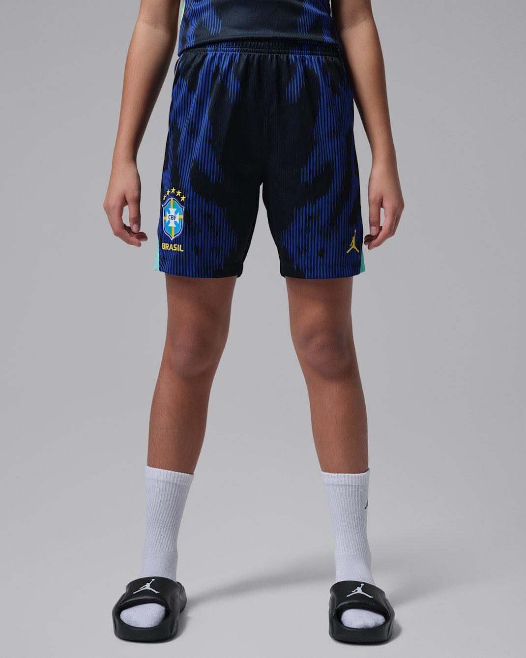 Brazil 2026 Stadium Away Older Kids' Jordan Dri-FIT Football Replica Shorts