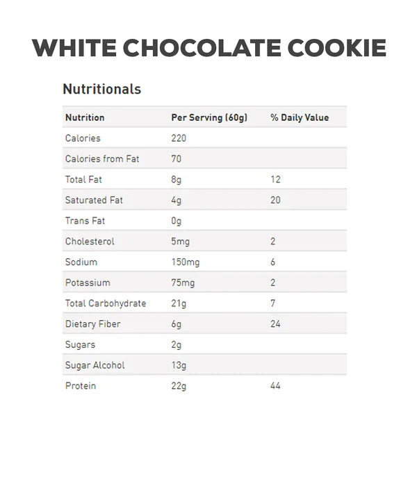 ND GRENADE CARB KILLA PROTEIN BAR WHITE CHOCOLATE COOKIE