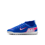 NIKE JR. MERCURIAL SUPERFLY 10 CLUB LITTLE/BIG KIDS' TURF HIGH-TOP SOCCER SHOES