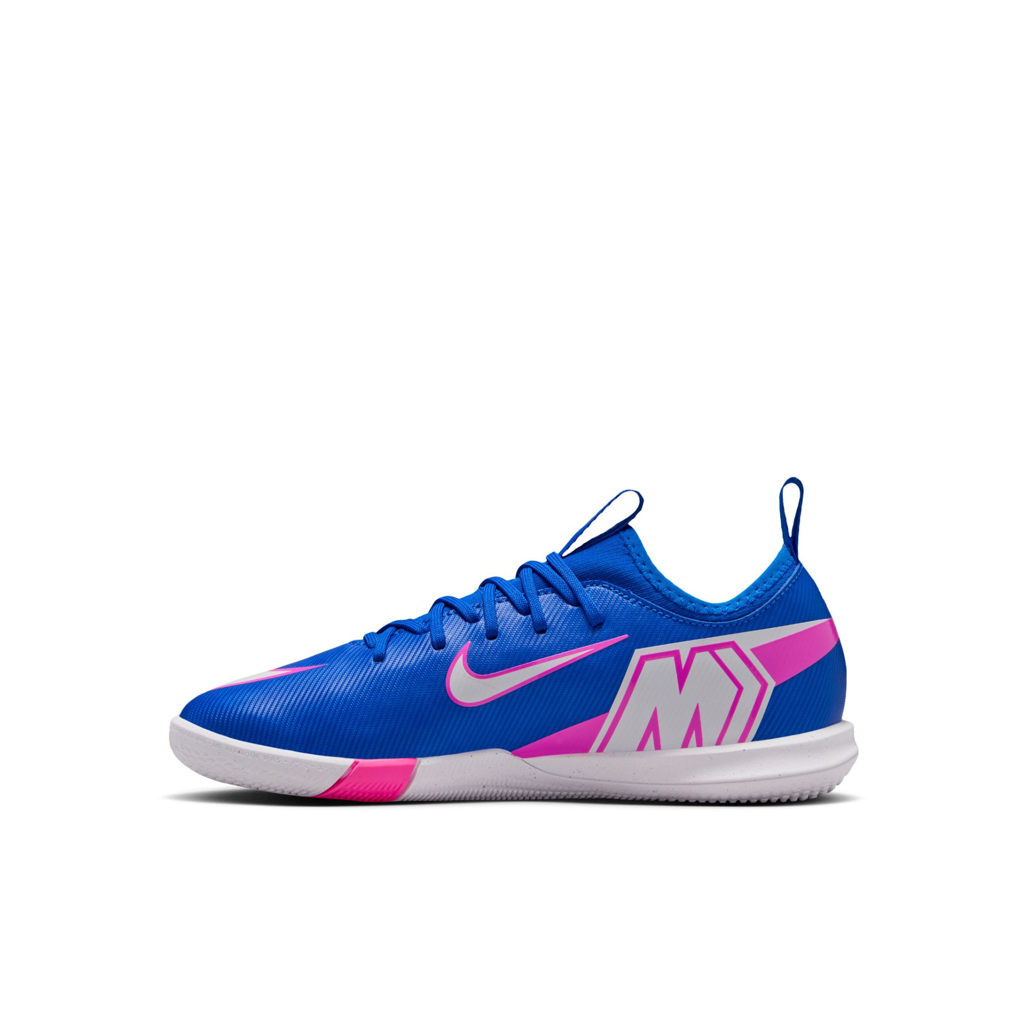 NIKE JR. MERCURIAL VAPOR 16 ACADEMY LITTLE/BIG KIDS' INDOOR/COURT LOW-TOP SOCCER SHOES