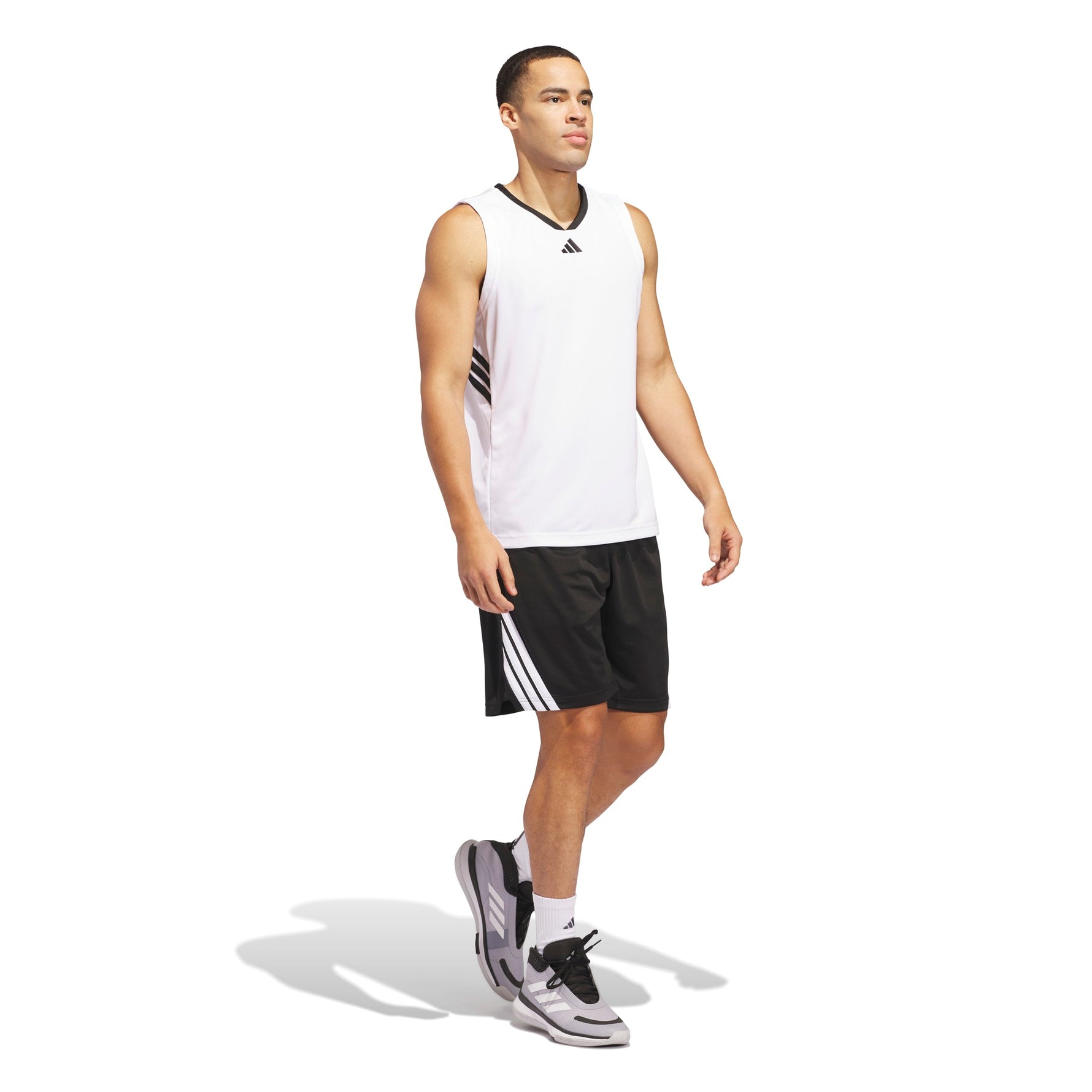 adidas Legends 3-Stripes Basketball Shorts