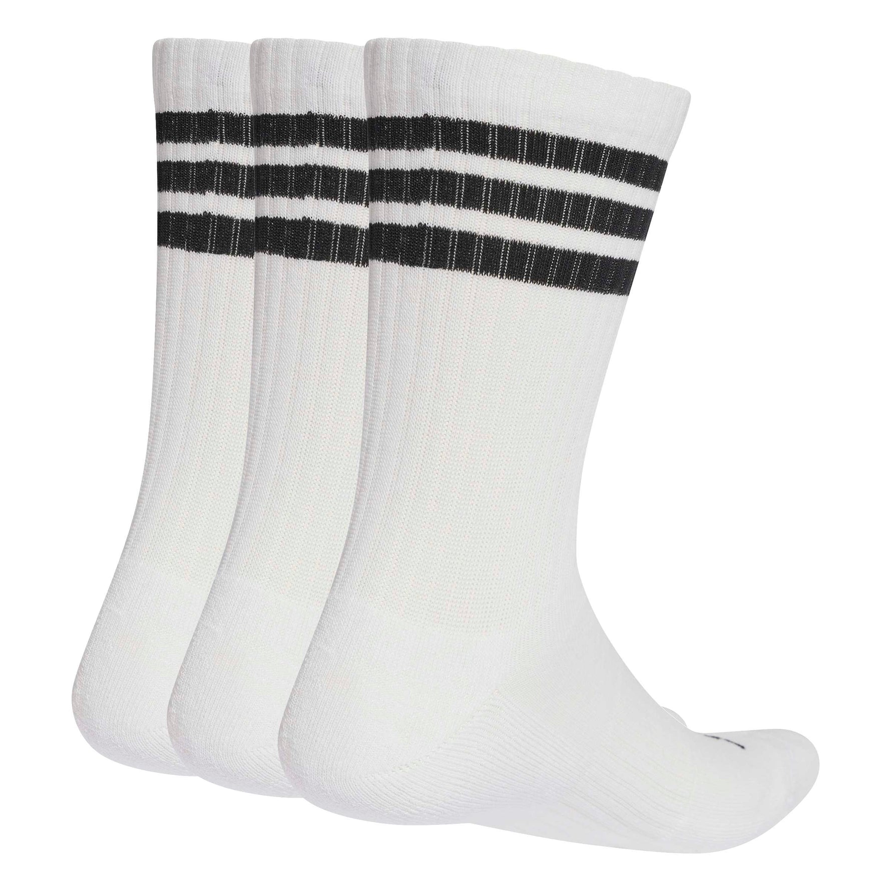 ADIDAS 3-STRIPES CUSHIONED SPORTSWEAR CREW SOCKS 3 PAIR PACK