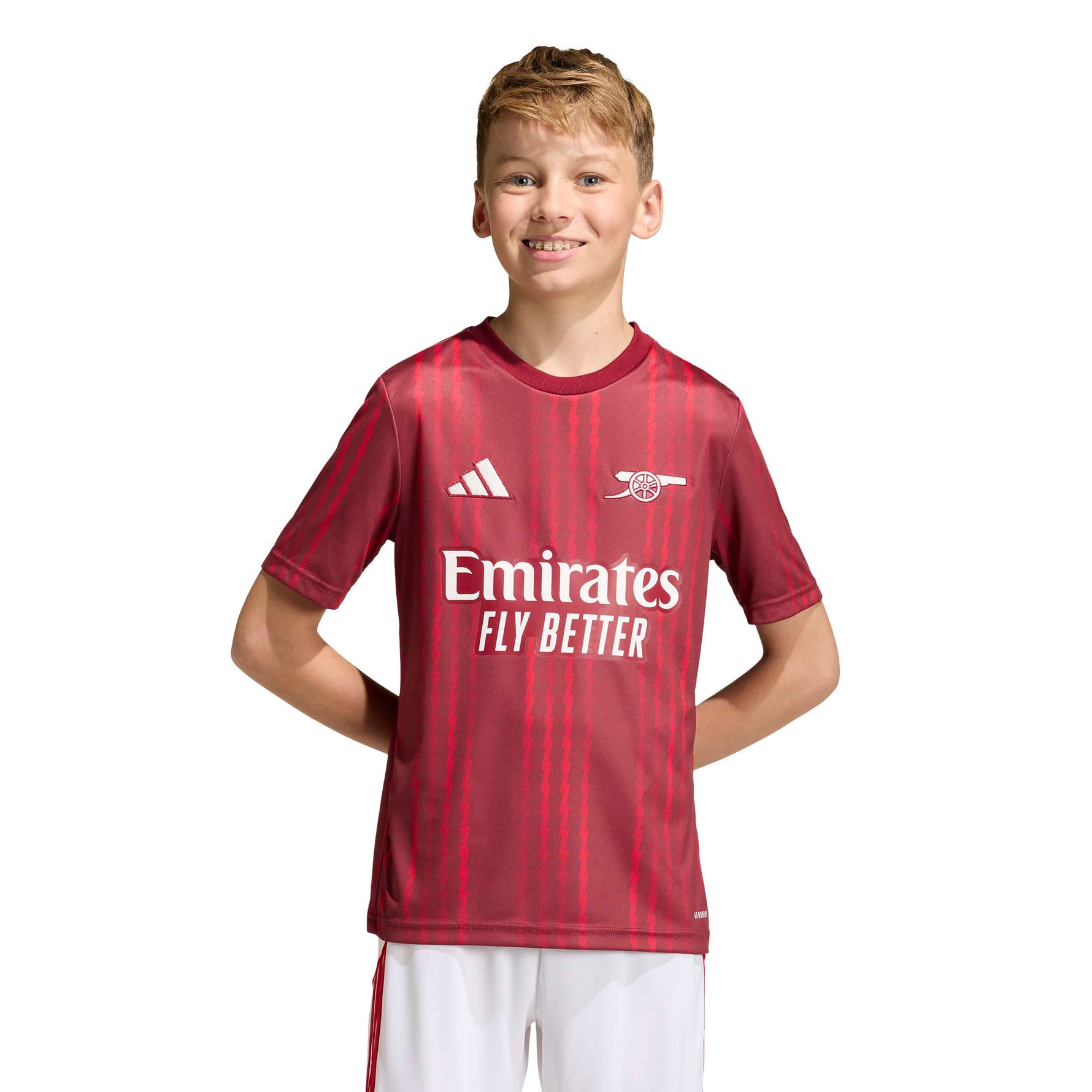 ADIDAS ARSENAL FC 26 PRE-MATCH JERSEY KIDS