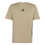 adidas Essentials Three Stripes Plain Knit T-Shirt
