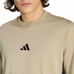 adidas Essentials Three Stripes Plain Knit T-Shirt