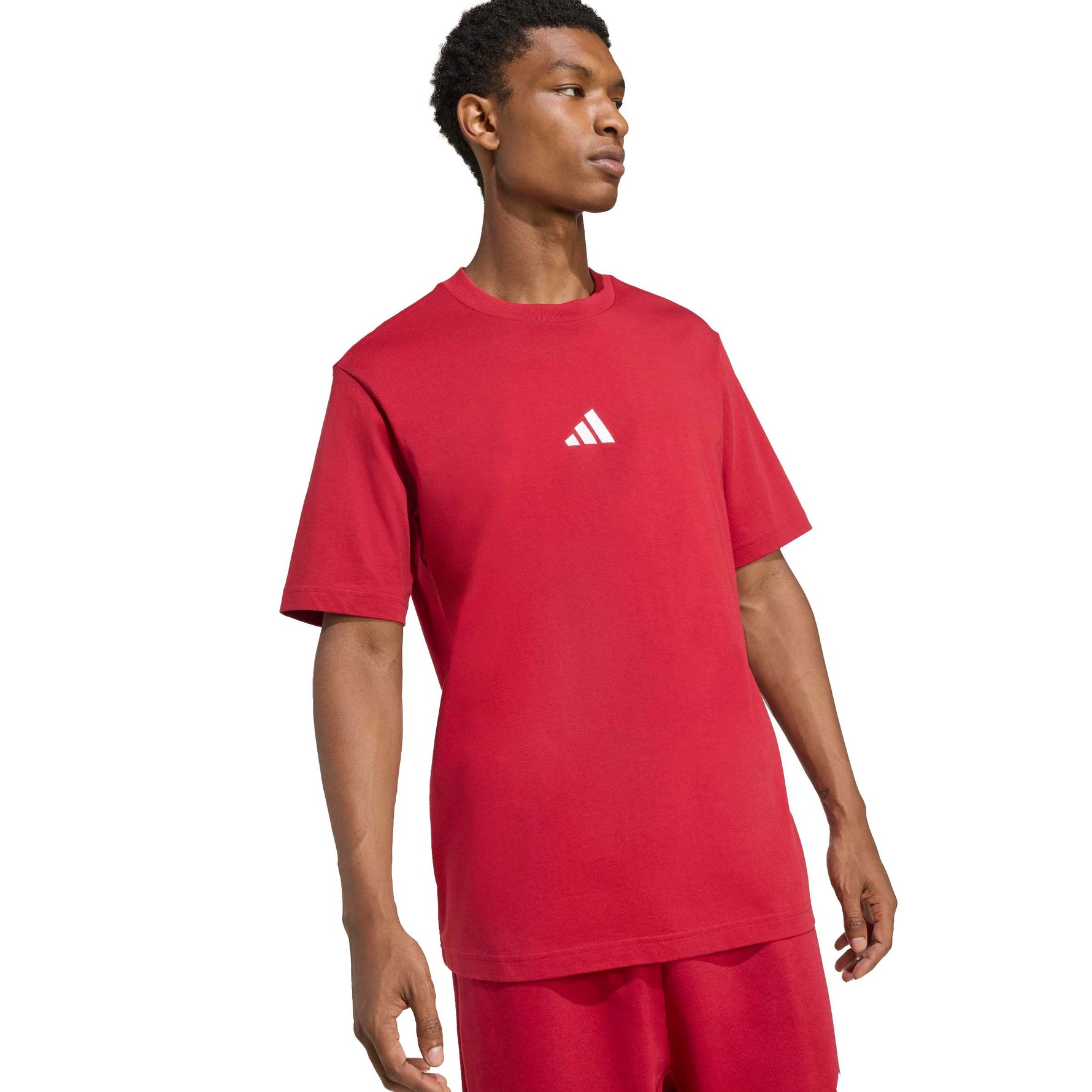 adidas Essentials Small Logo Single Jersey Tee
