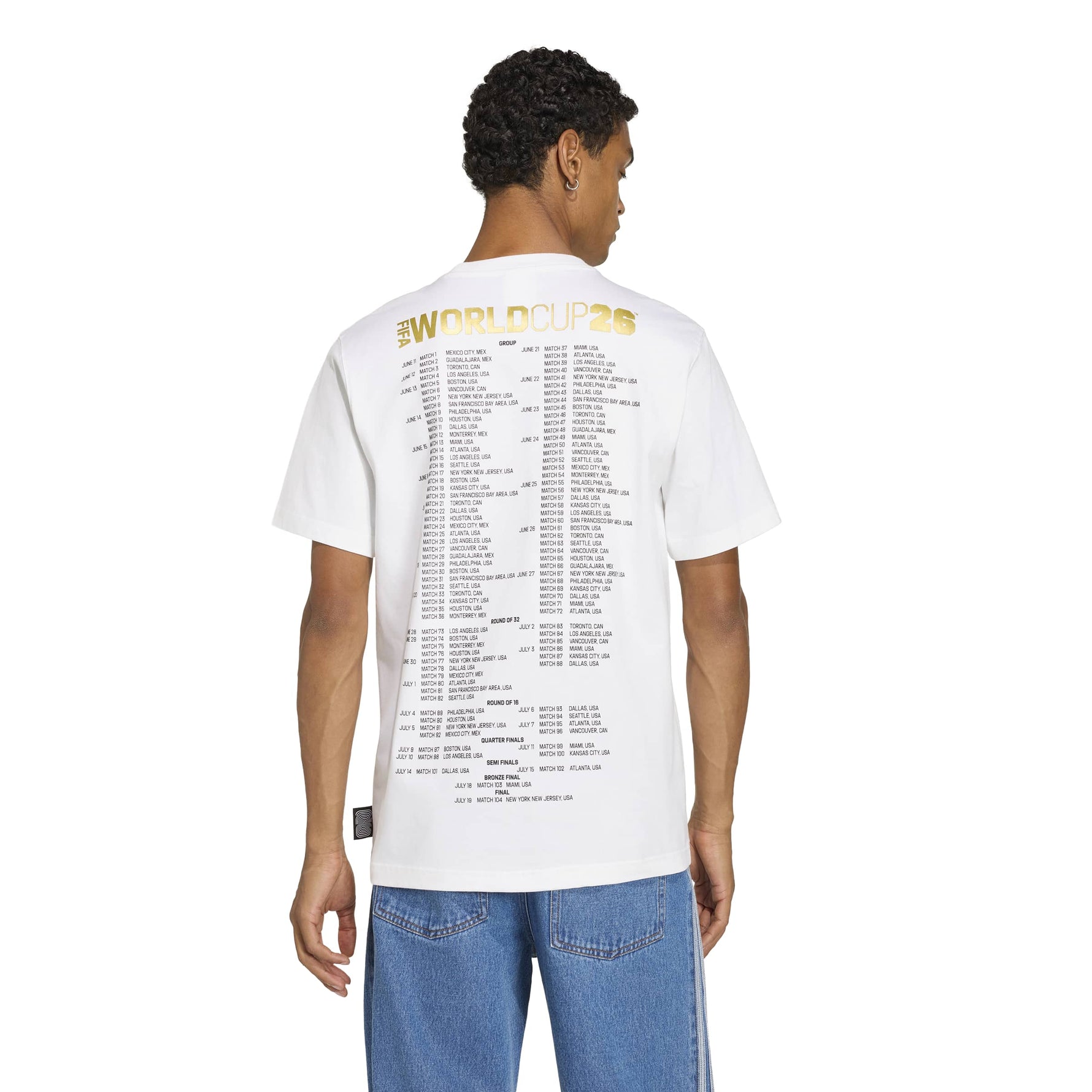 adidas FIFA World Cup 26™ World Cup Tour T-Shirt White