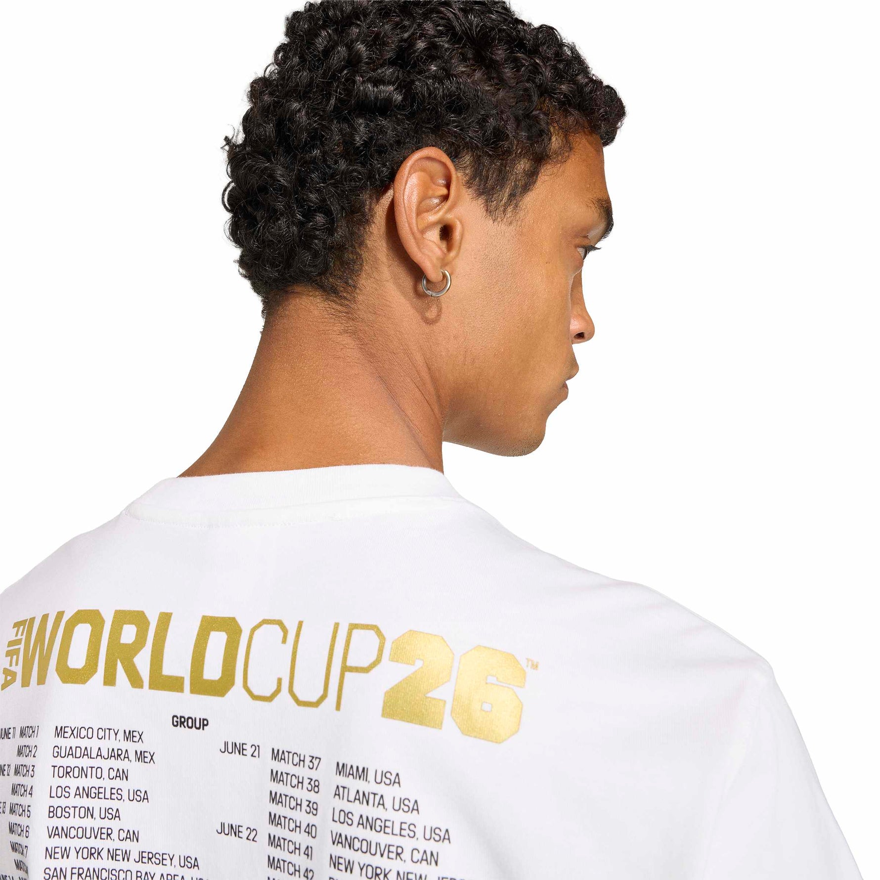 adidas FIFA World Cup 26™ World Cup Tour T-Shirt White