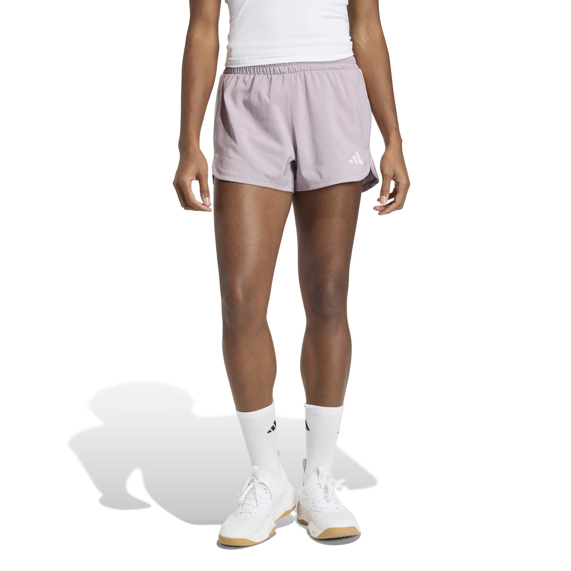 adidas Pacer Workout Woven High Rise Shorts