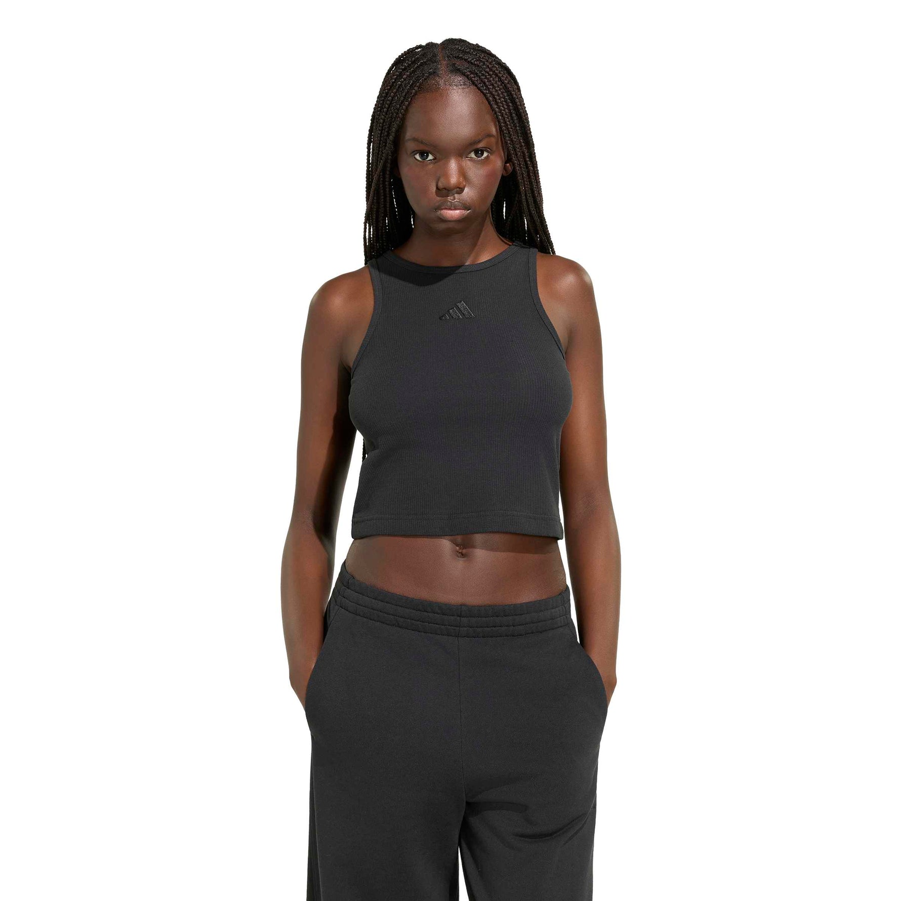 ADIDAS KIT SMALL LOGO RIB TANK