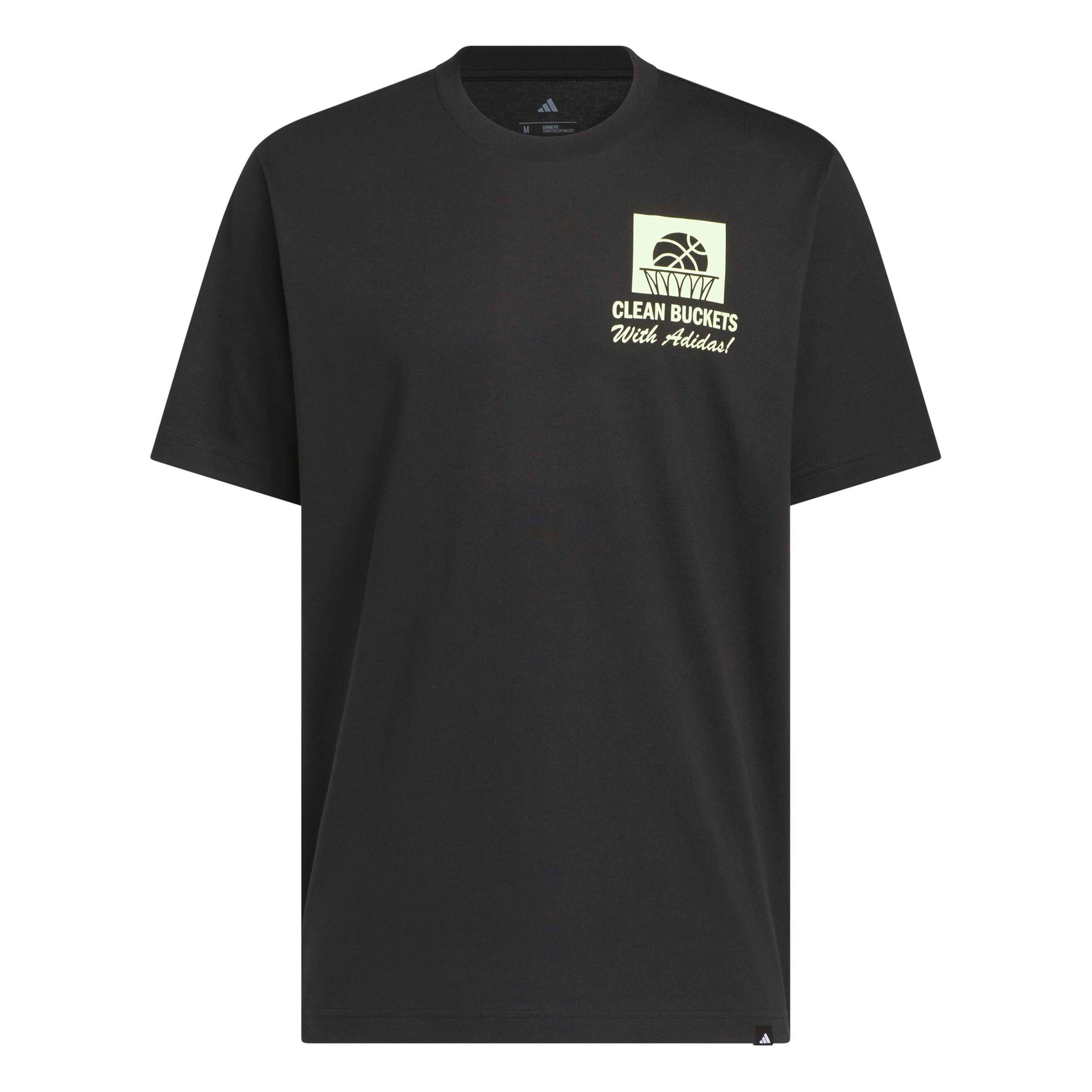 adidas MUSCLE TEE Clean Buckets Graphic T-Shirt