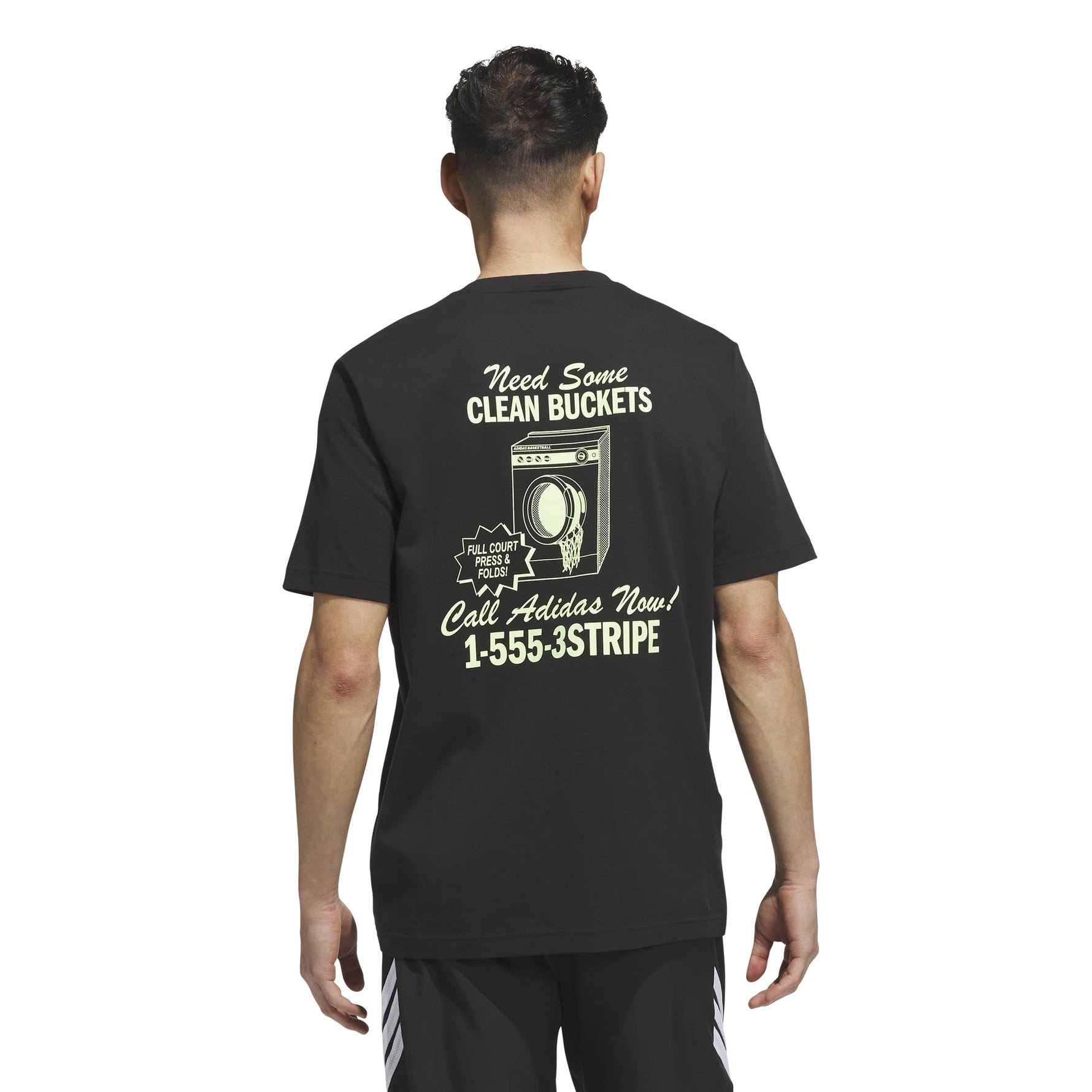 adidas MUSCLE TEE Clean Buckets Graphic T-Shirt