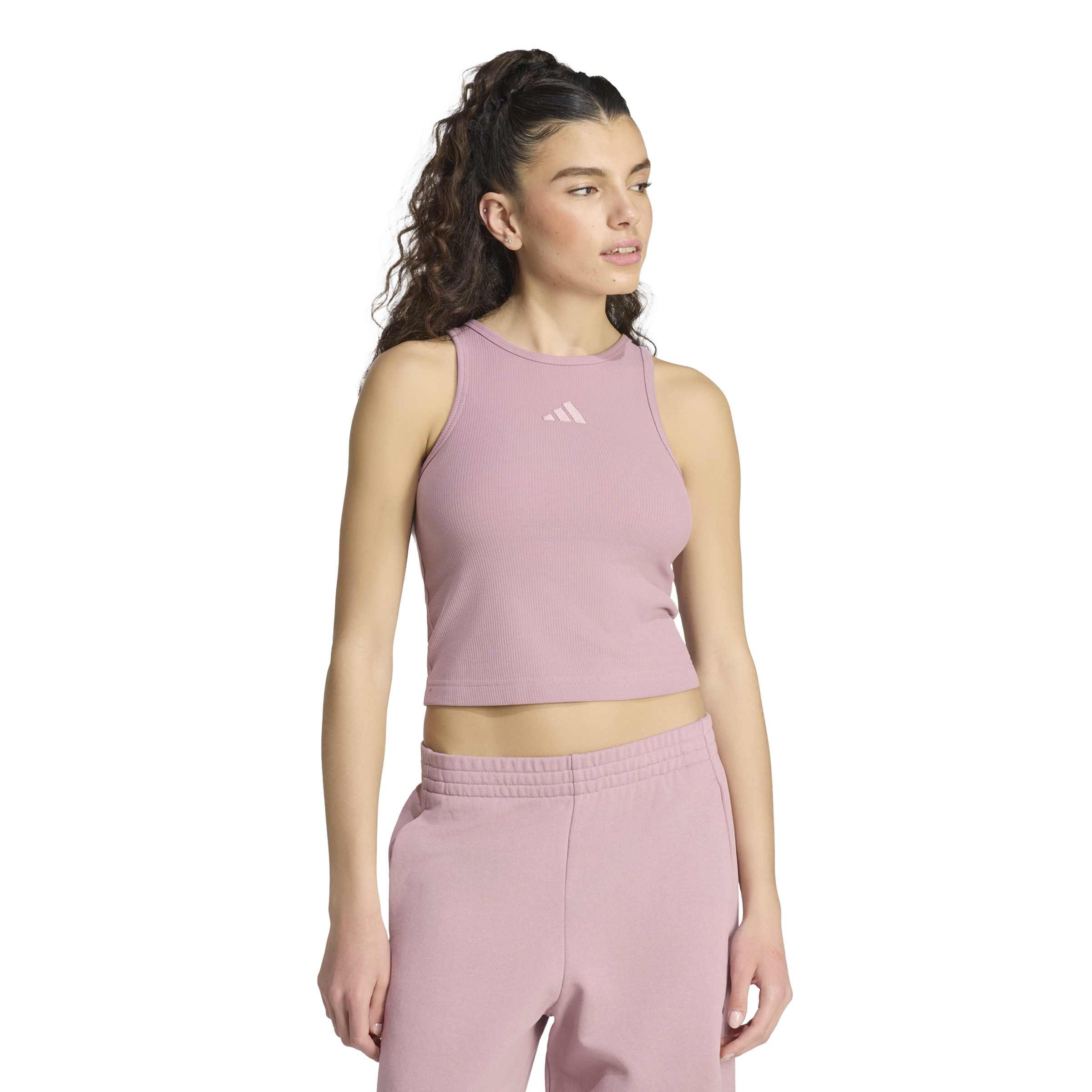 ADIDAS KIT SMALL LOGO RIB TANK Top Women's