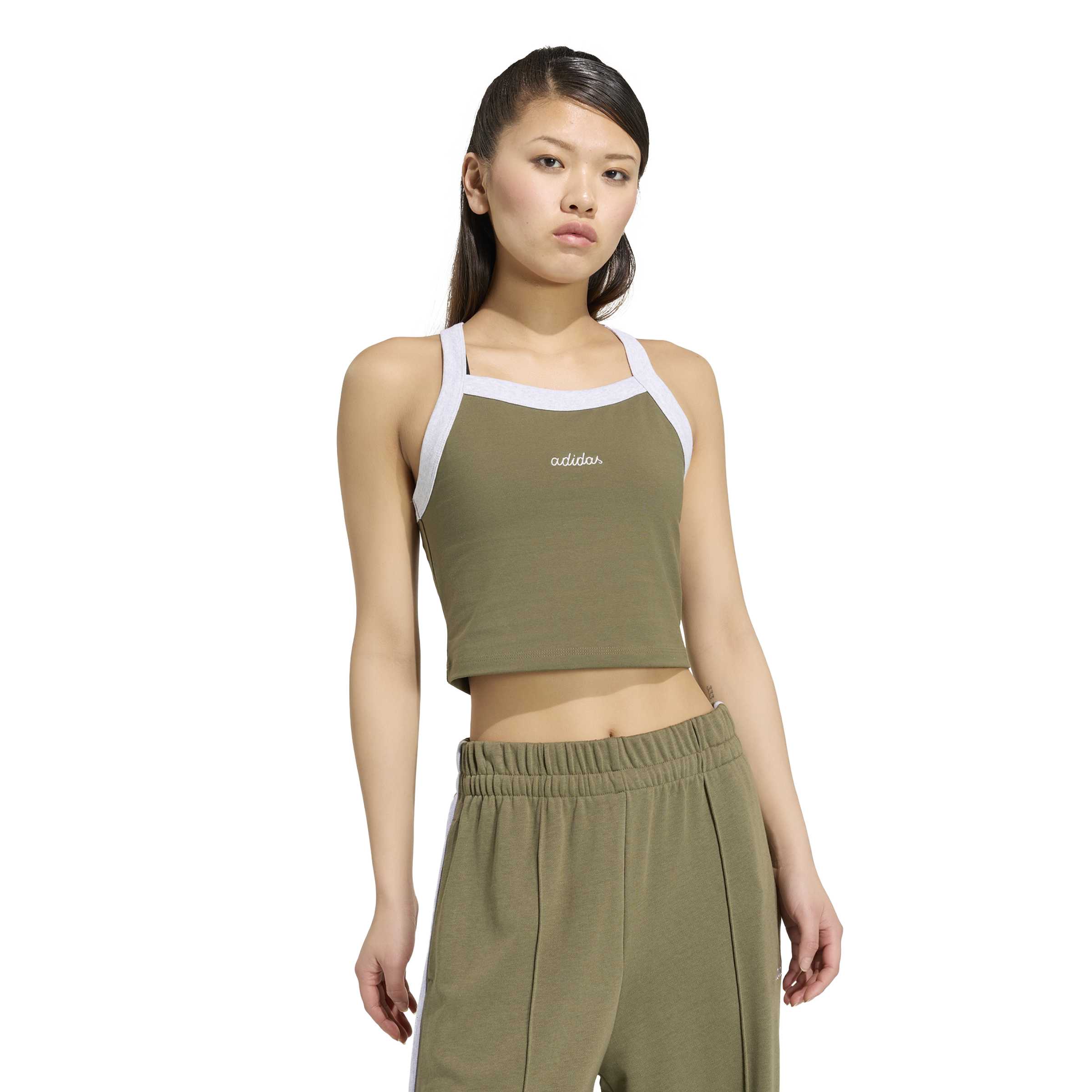 adidas Seasonal Essentials Colourpop Tank with Embroidered Graphic