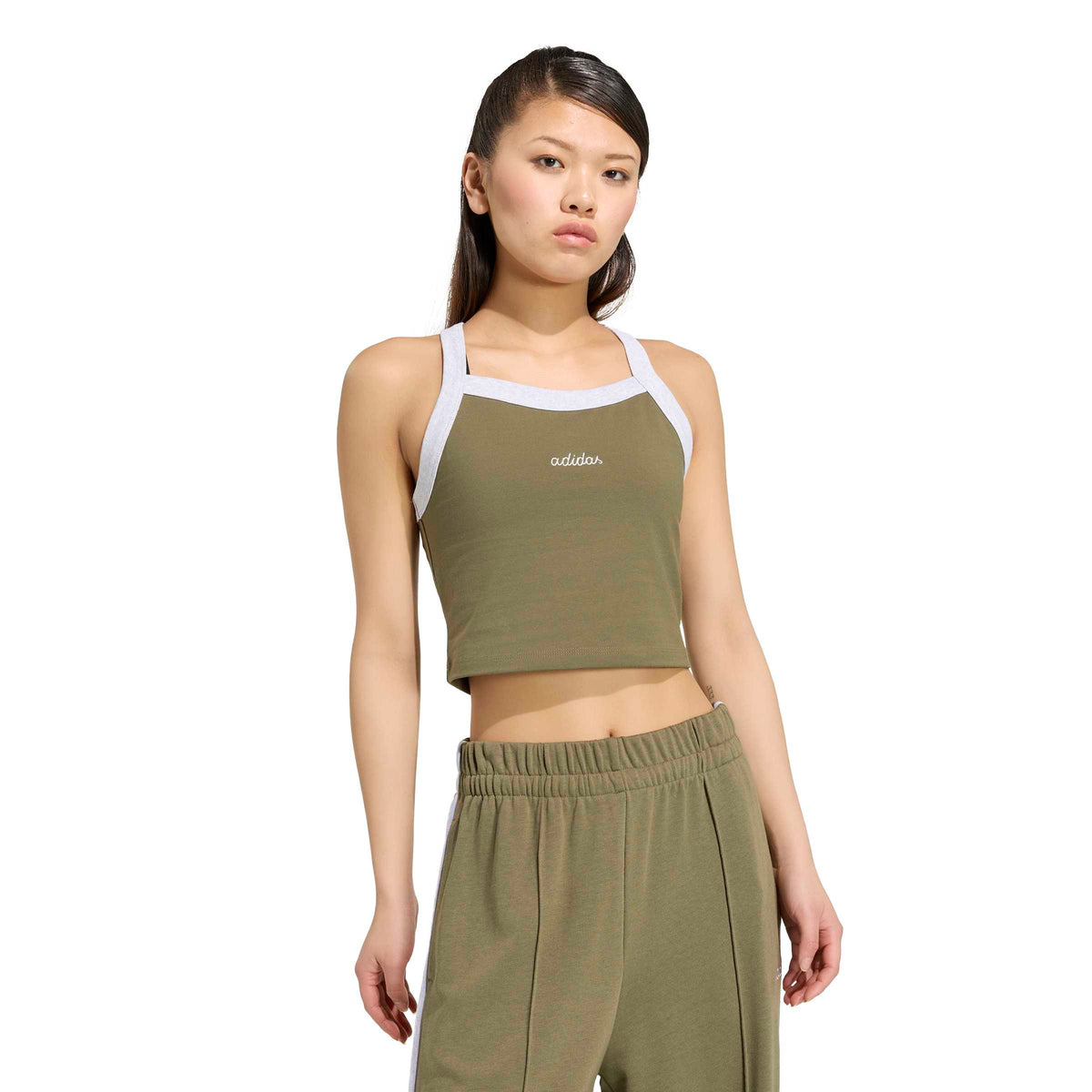 adidas Seasonal Essentials Colourpop Tank with Embroidered Graphic