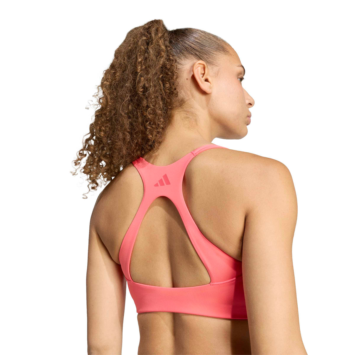 Adidas Optime 3 Stripes Women's Training Sports Bra