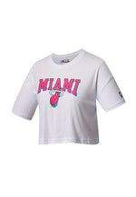 NBA MIAMI HEAT BOXY FIT CROPPED TOP