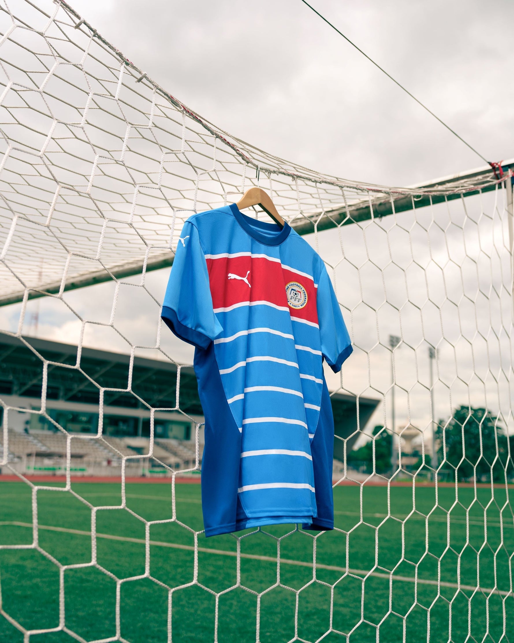 PUMA PFF HOME JERSEY IGNITE BLUE-WHITE