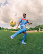 PUMA PFF HOME SHORT IGNITE BLUE WHITE