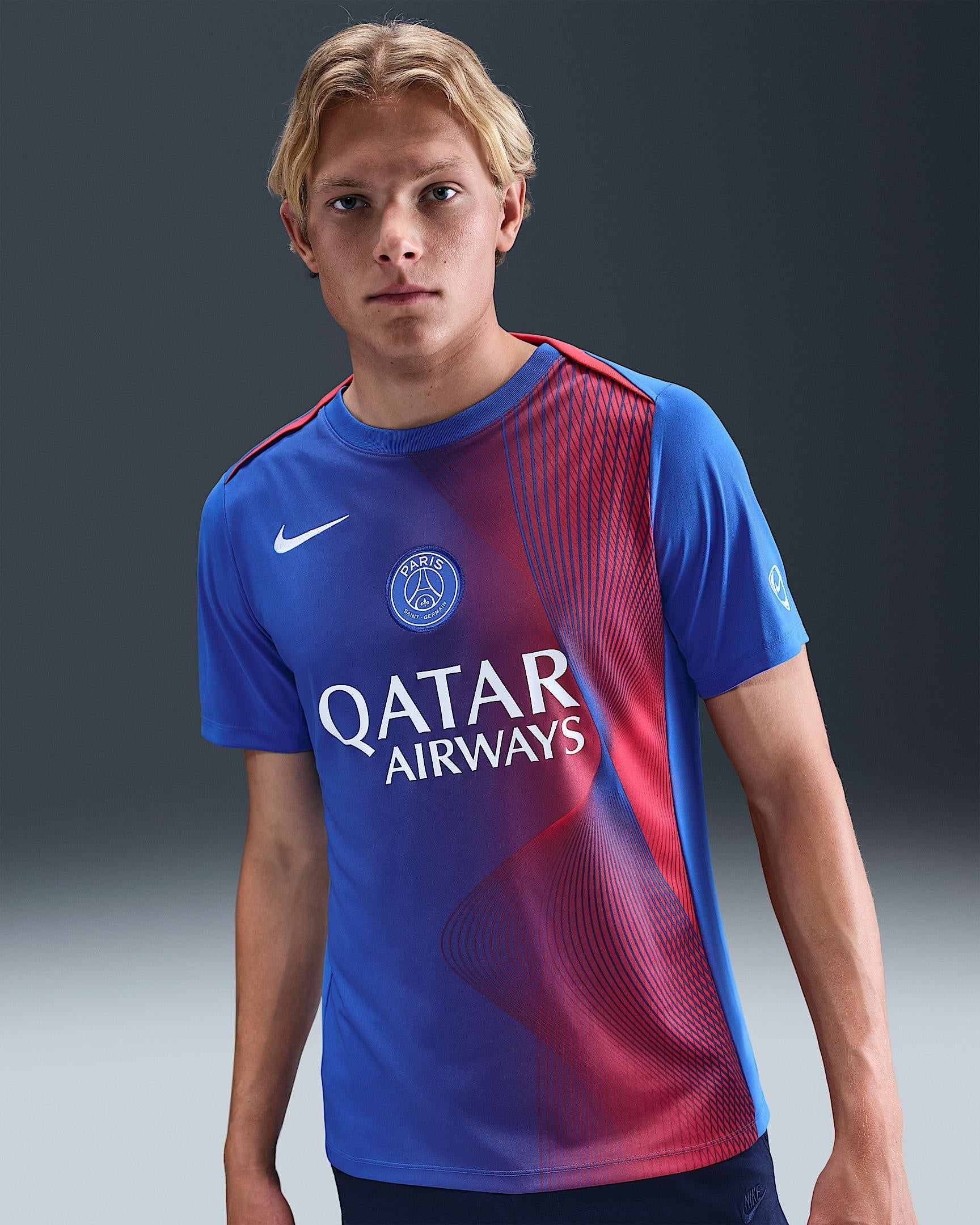 PARIS SAINT-GERMAIN ACADEMY PRO THIRD MEN'S NIKE DRI-FIT FOOTBALL SHORT-SLEEVE TOP