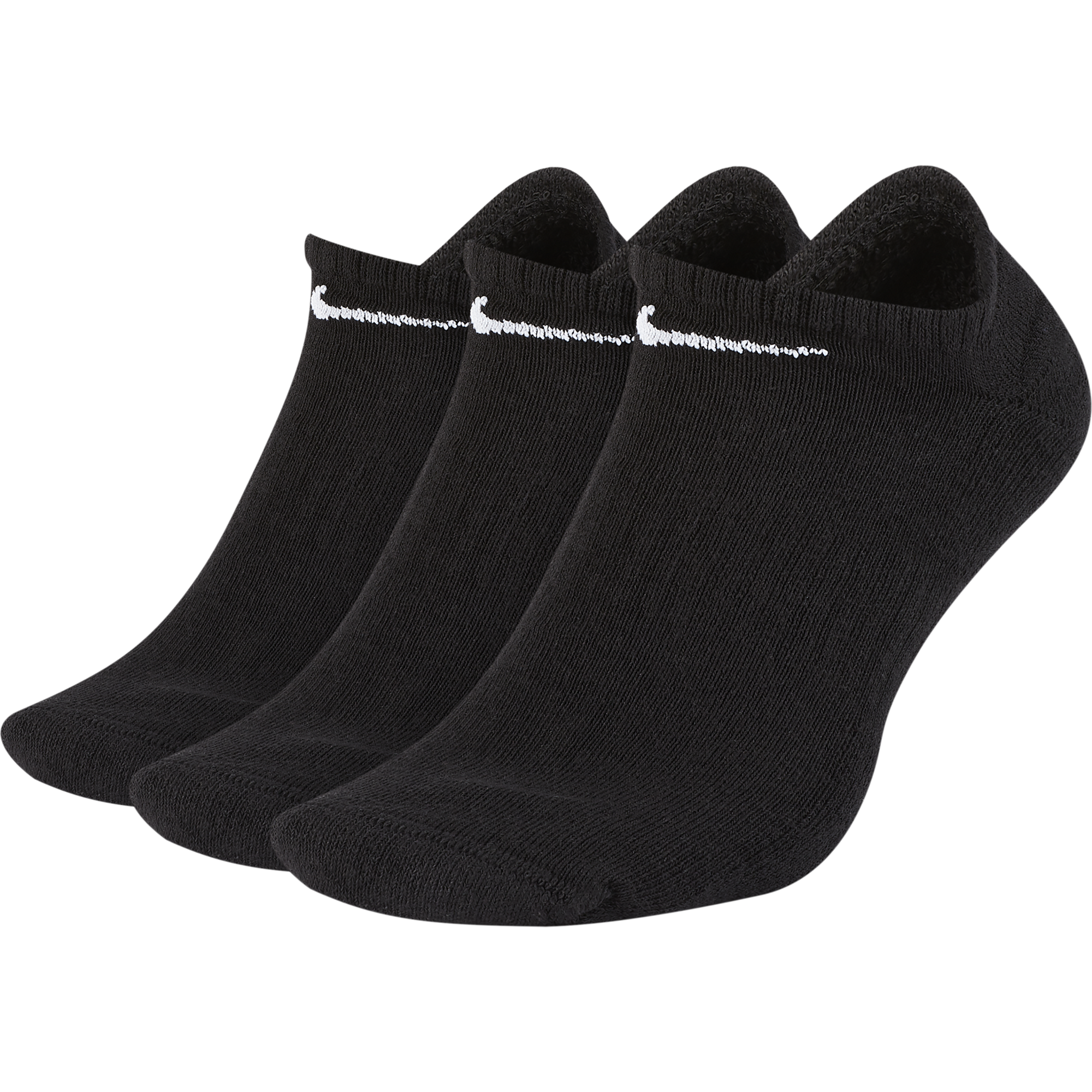 NIKE EVERYDAY CUSHIONED TRAINING NO-SHOW SOCKS (3 PAIRS)