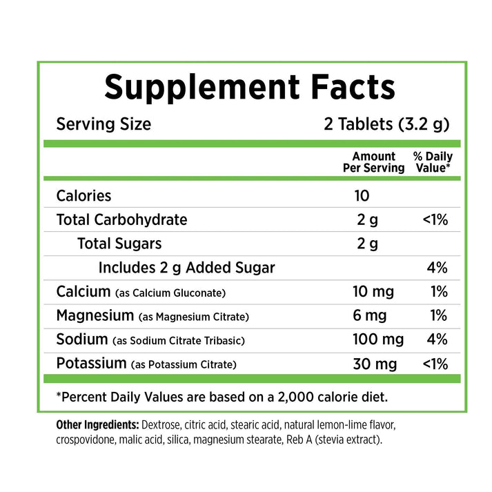 ND SALT STICK ELECTROLYTE FASTCHEWS LEMON LIME 10 CHEWABLES
