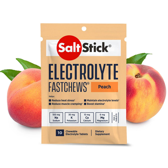 ND SALT STICK ELECTROLYTE FASTCHEWS PEACH 10CHEWABLES