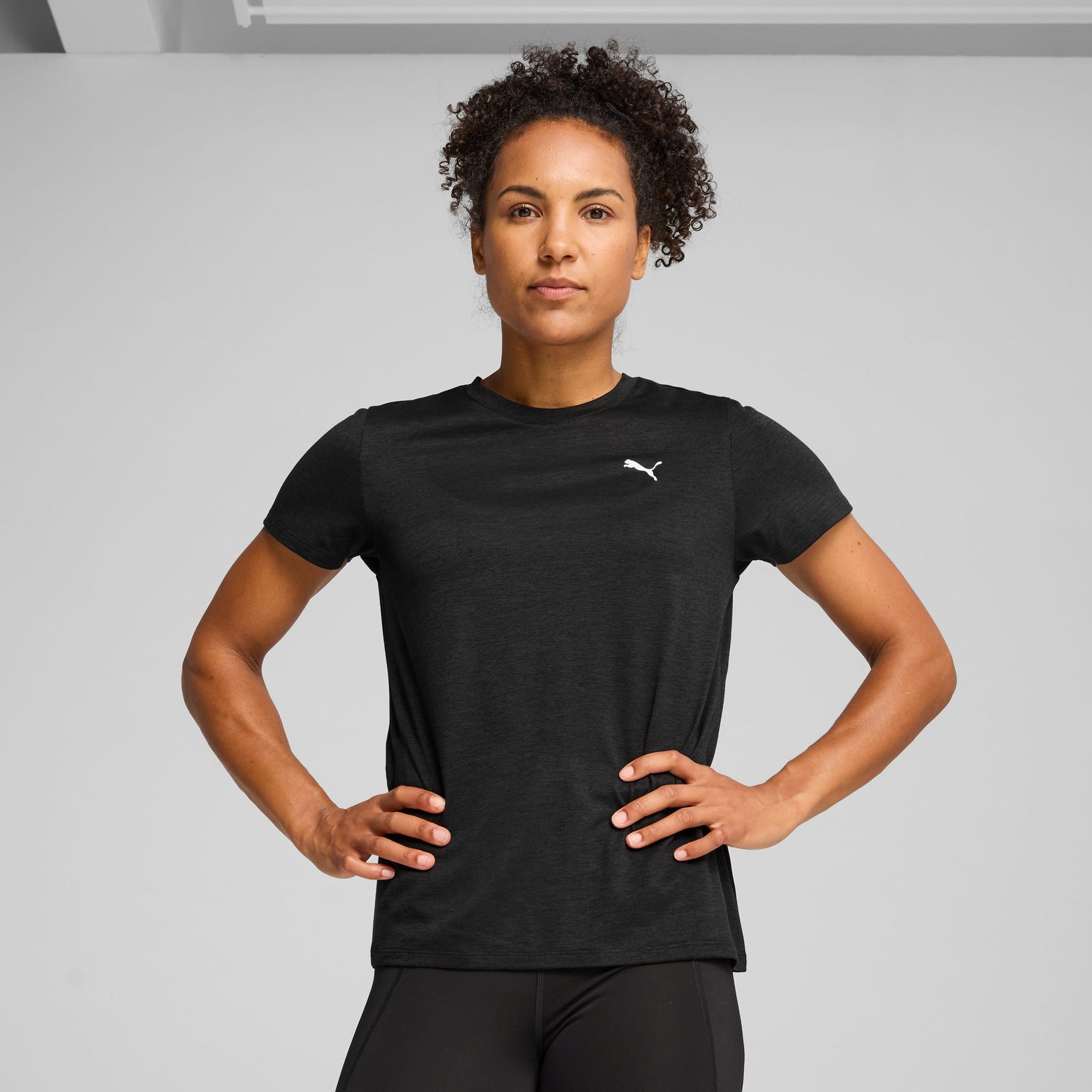 Train All Day Essentials Heather Tee Women