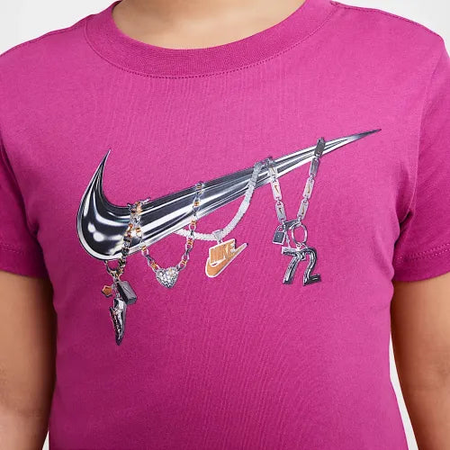 NIKE YOUNG ATHLETE NKN SS TEE SHINE (K/W)