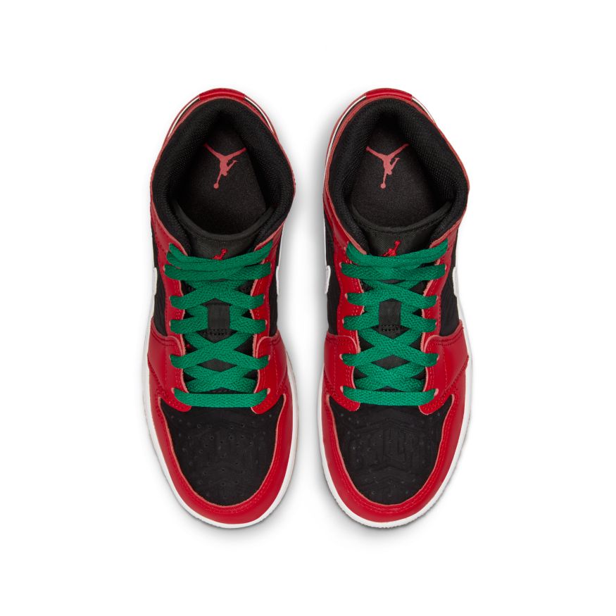AIR JORDAN 1 MID SE BIG KIDS SHOES