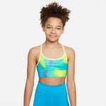 NIKE DRI-FIT INDY BIG KIDS (GIRLS) LIGHT SUPPORT SPORTS BRA