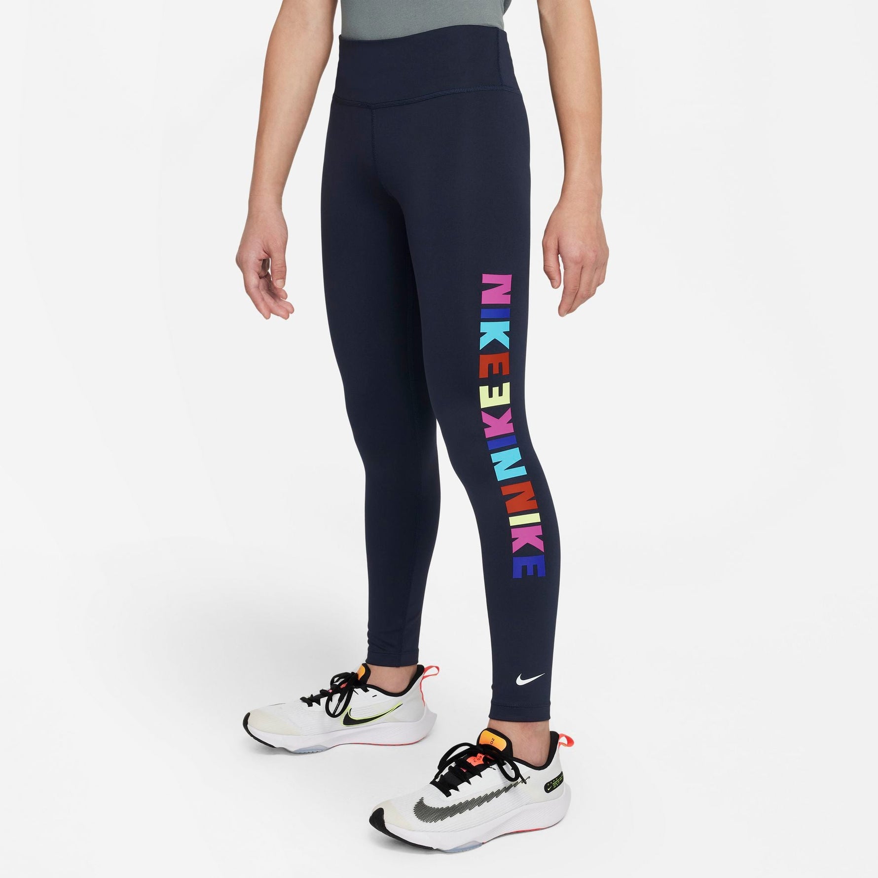 NIKE DRI-FIT ONE BIG KIDS (GIRLS) LEGGINGS