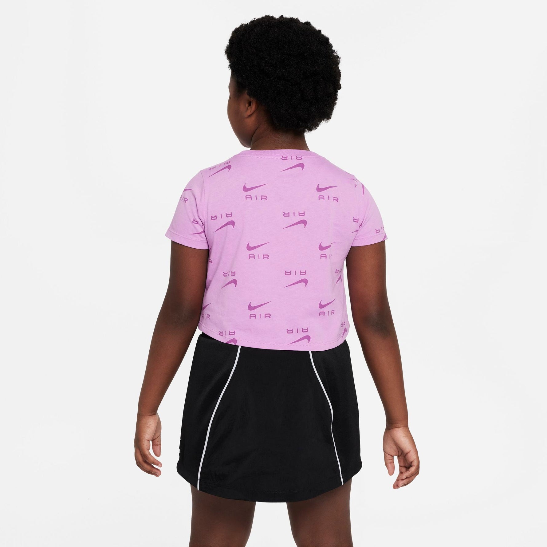 NIKE AIR BIG KIDS (GIRLS) CROPPED T-SHIRT