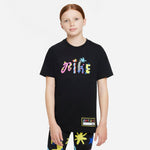 NIKE AIR BIG KIDS (GIRLS) CROPPED T-SHIRT