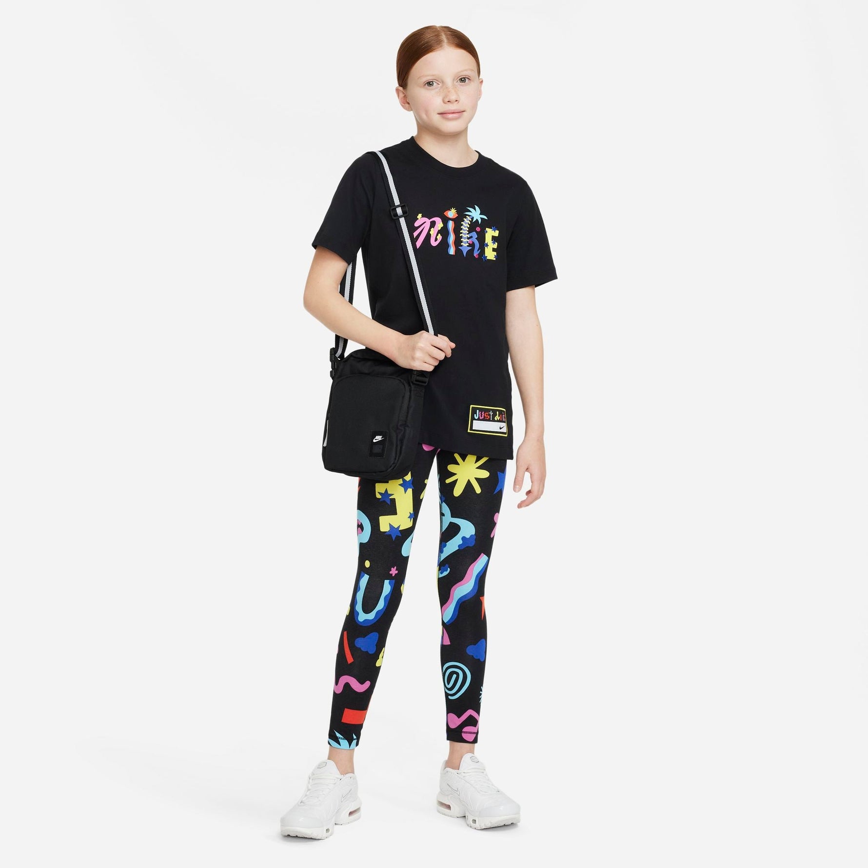 NIKE AIR BIG KIDS (GIRLS) CROPPED T-SHIRT
