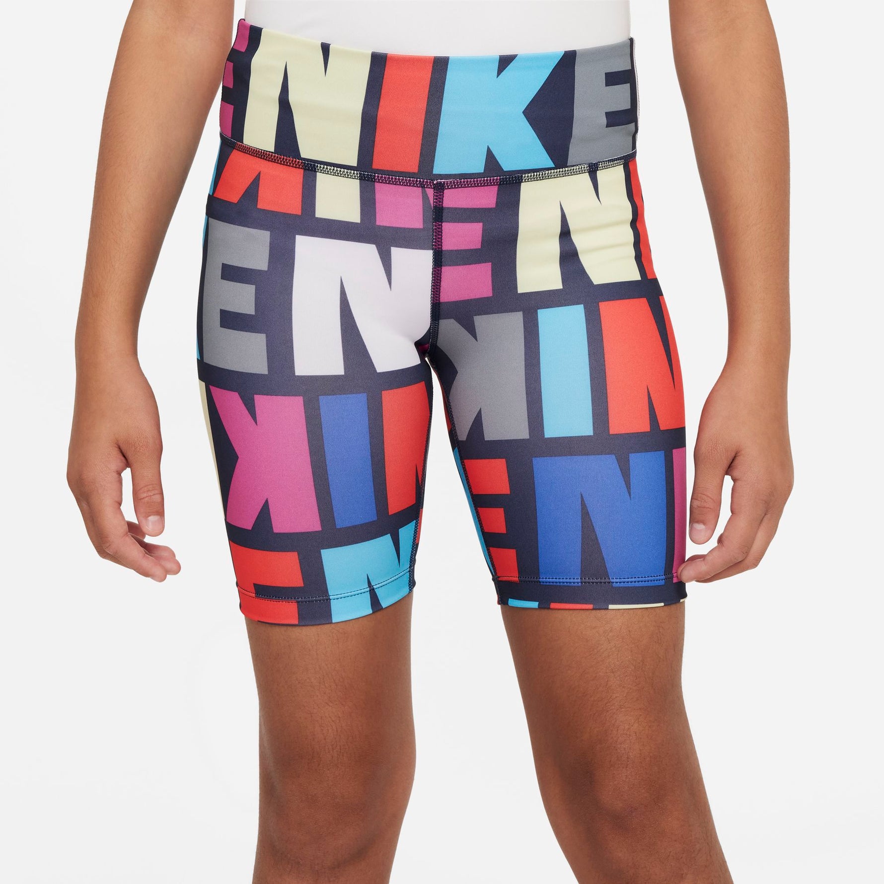 NIKE DRI-FIT ONE BIG KIDS (GIRLS) BIKER SHORTS