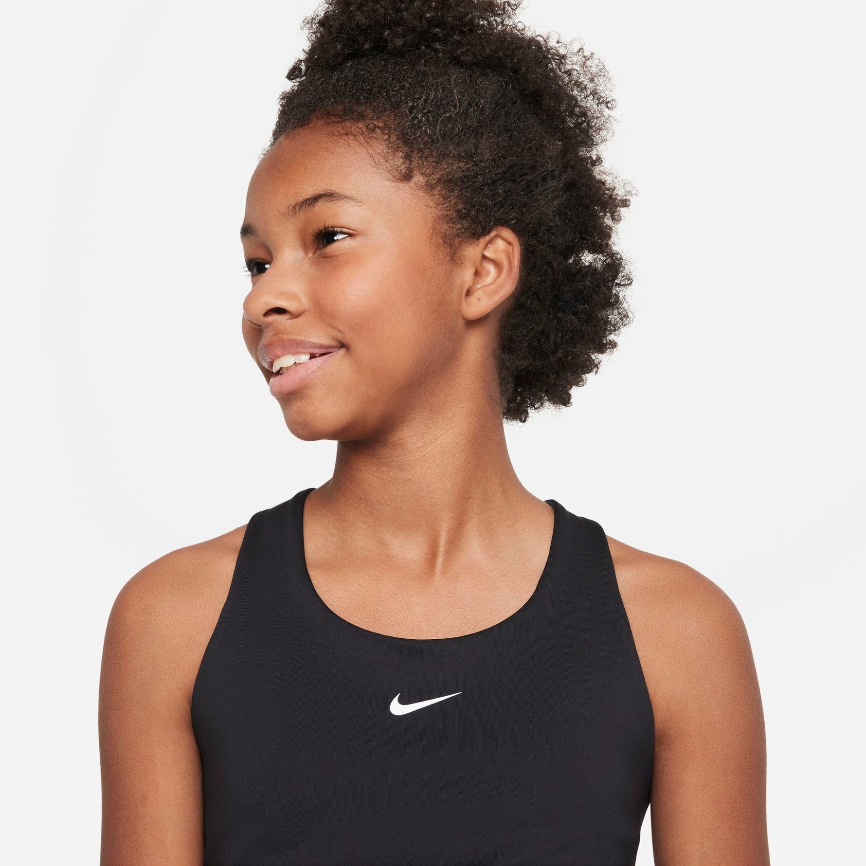 NIKE DRI-FIT SWOOSH BIG KIDS (GIRLS) TANK SPORTS BRA
