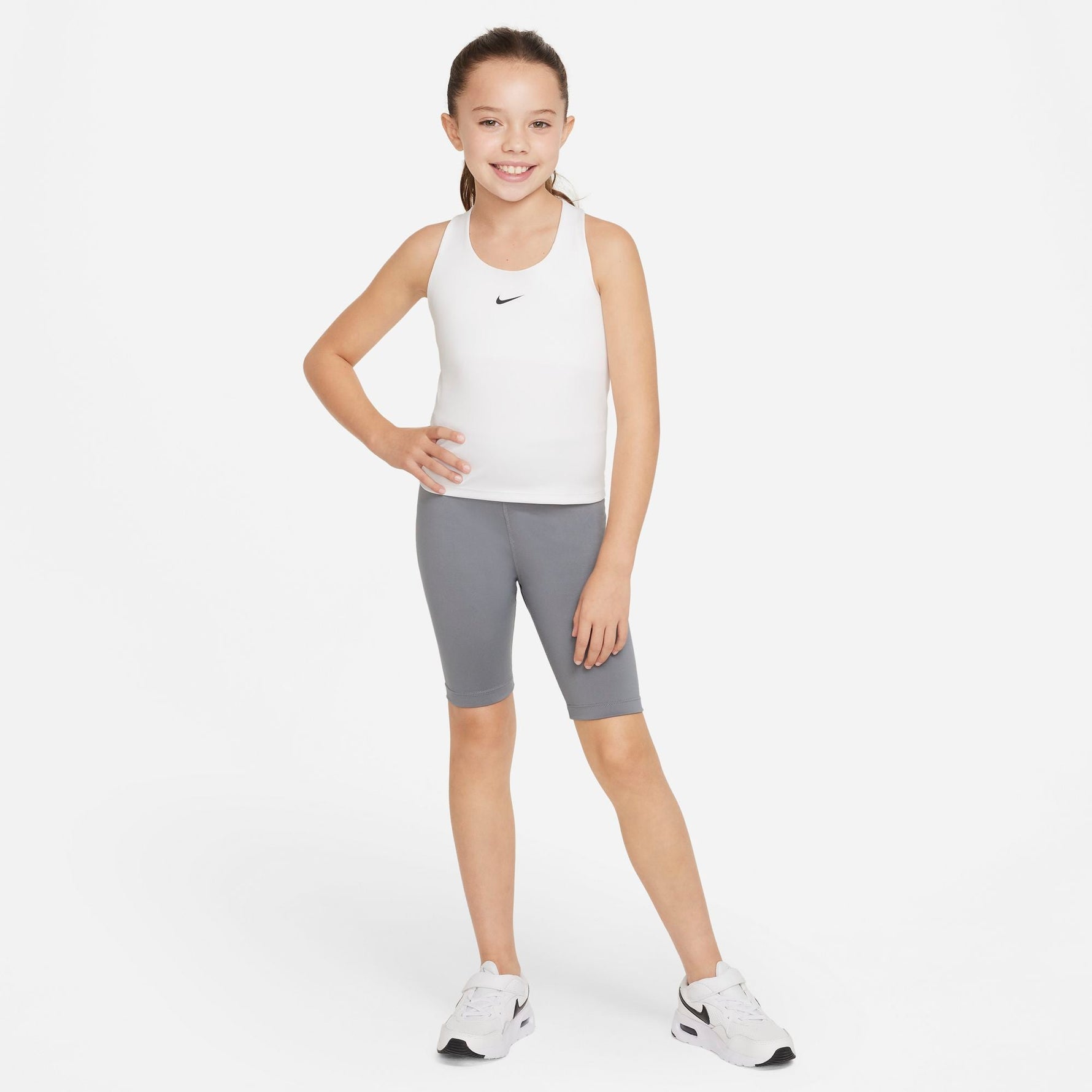 NIKE DRI-FIT SWOOSH BIG KIDS (GIRLS) TANK SPORTS BRA